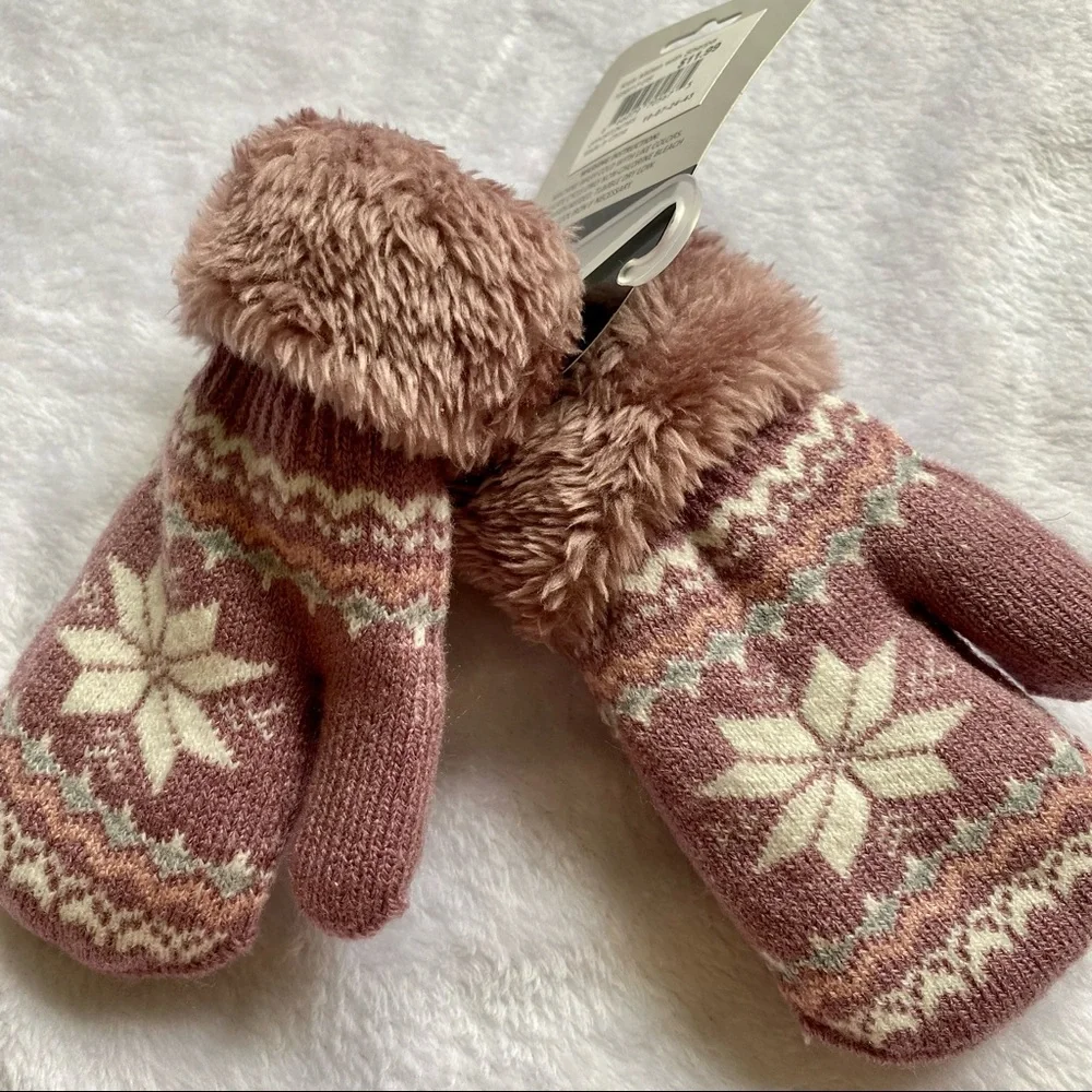 Mia & Tess Baby Mittens - Lavender
